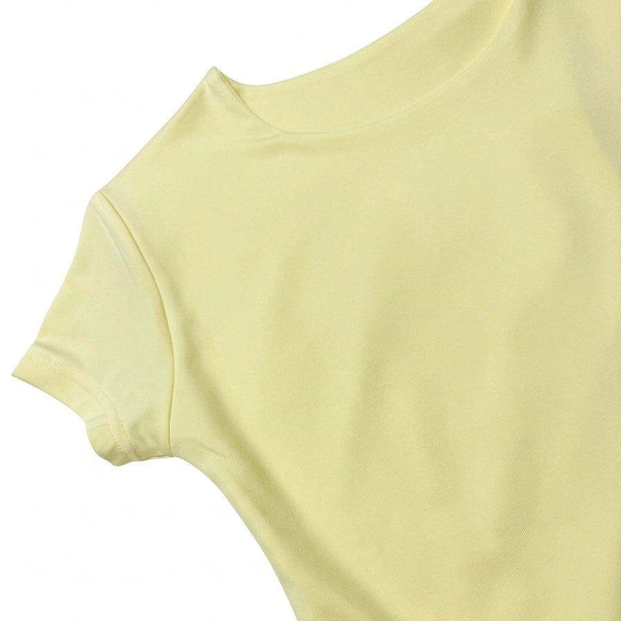 Short Sleeve Round Neck Top