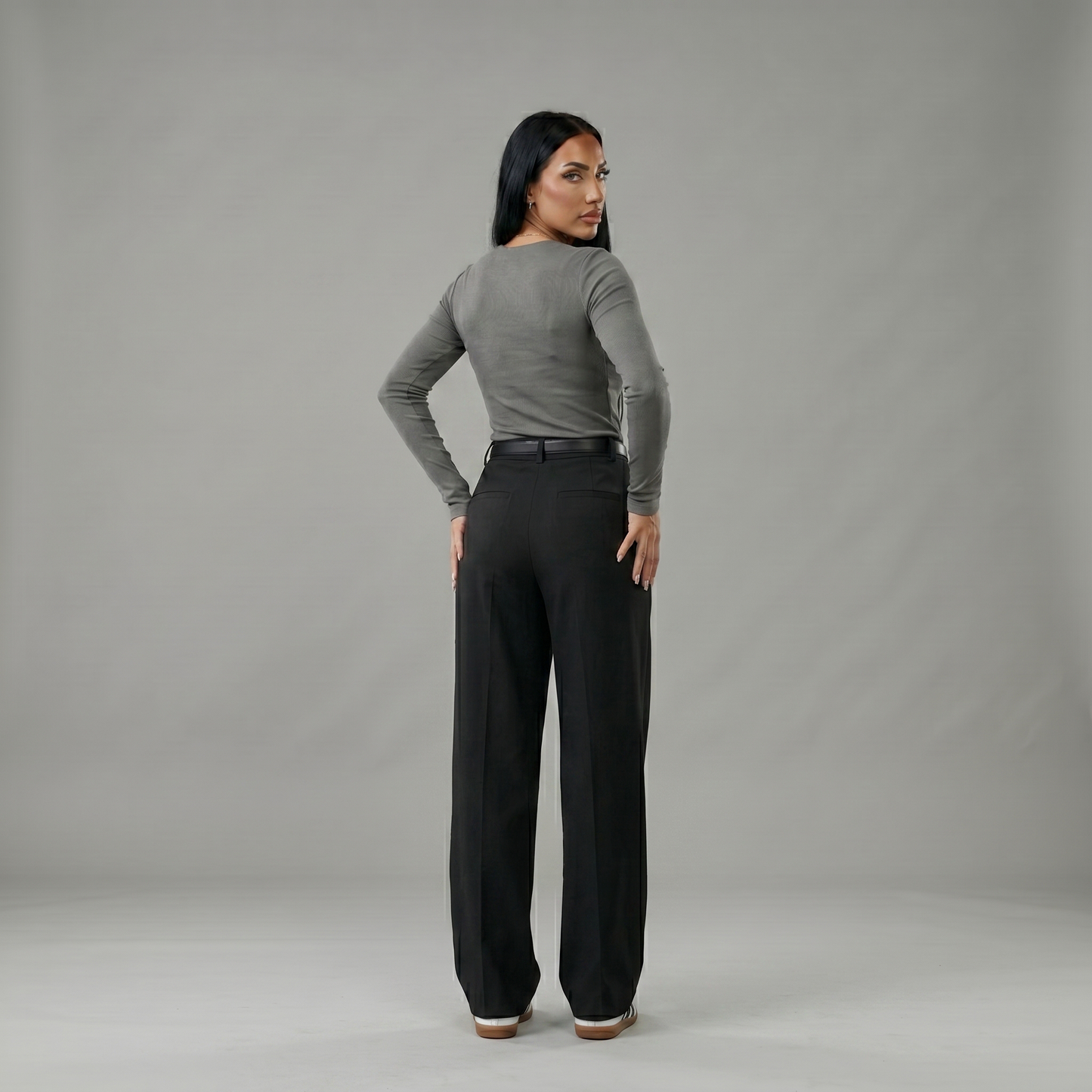 Long Sleeve Round Neck Top