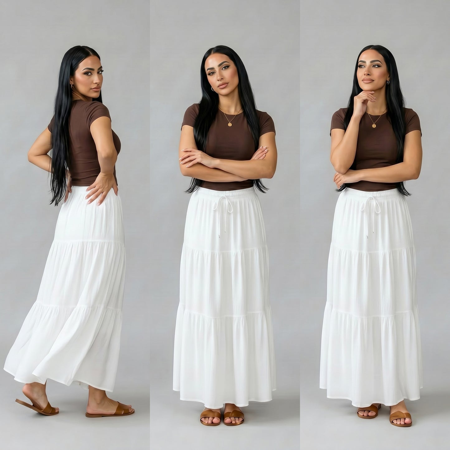 Short Sleeve Round Neck Top