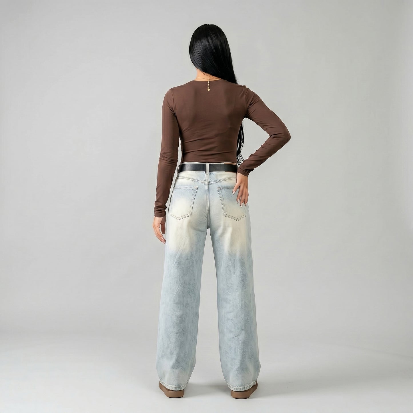 Long Sleeve Round Neck Top