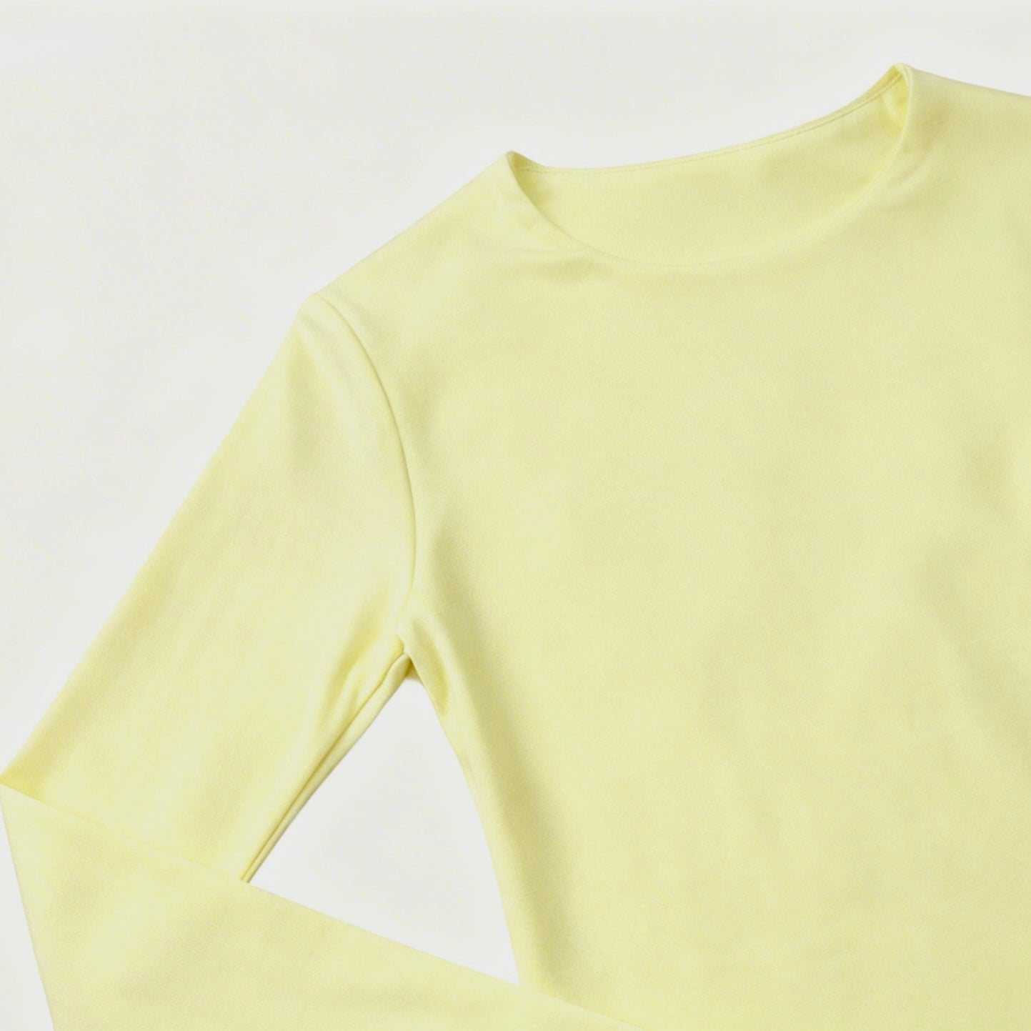 Long Sleeve Round Neck Seamless Sculpt Top