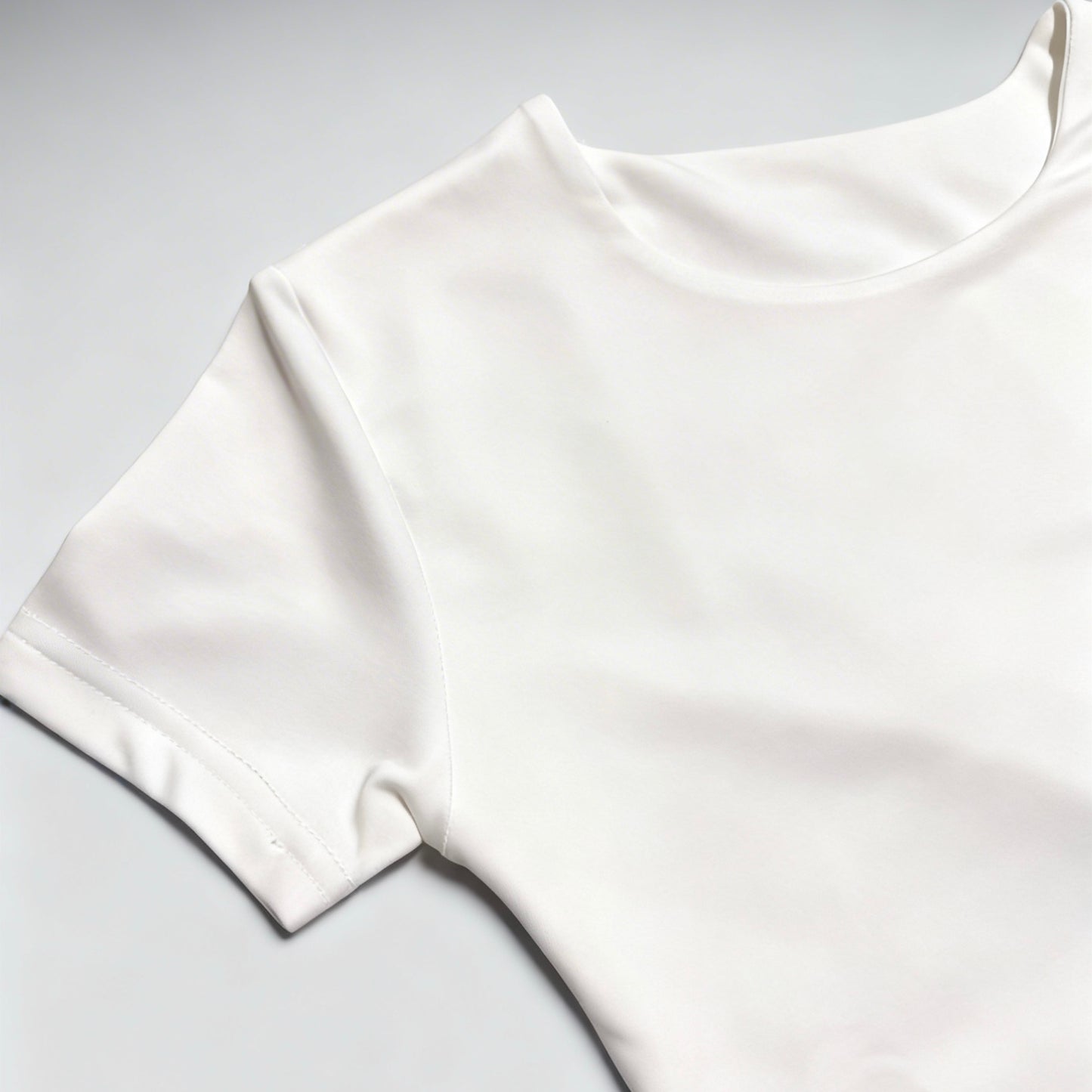 Short Sleeve Round Neck Seamless Sculpt Top