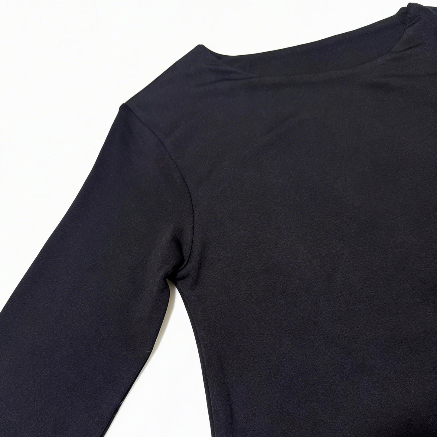 Long Sleeve Round Neck Seamless Sculpt Top