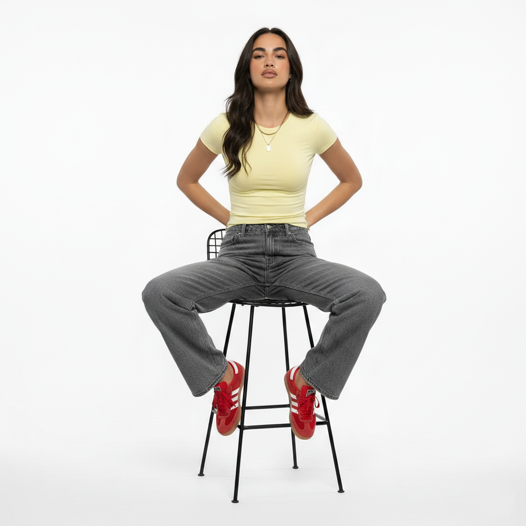 Short Sleeve Round Neck Top