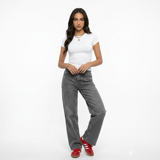 Short Sleeve Round Neck Seamless Sculpt Top