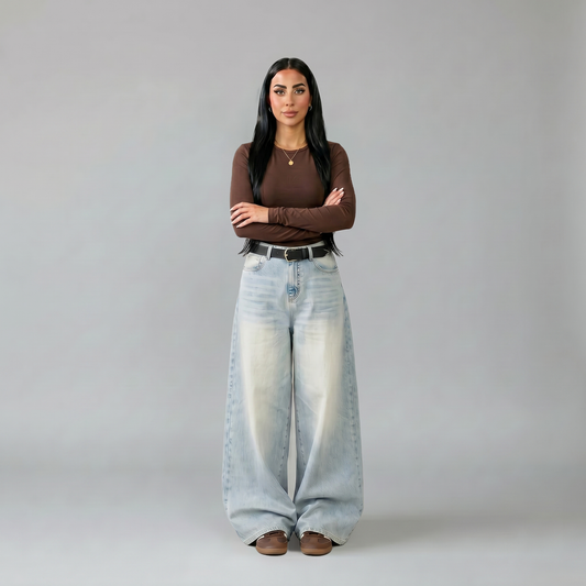 Long Sleeve Round Neck Top