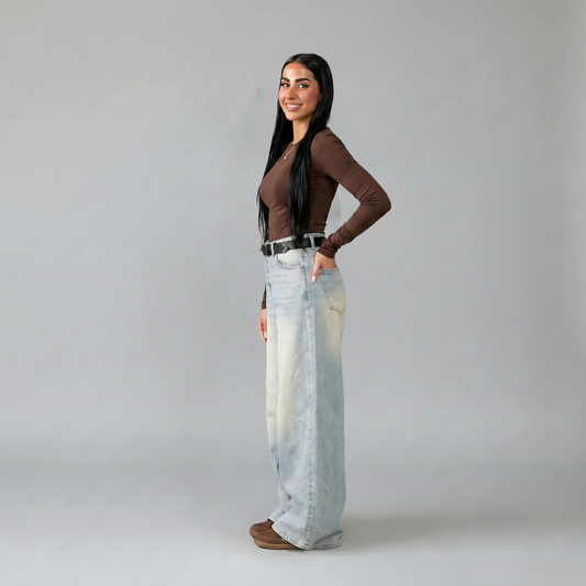 Long Sleeve Round Neck Top