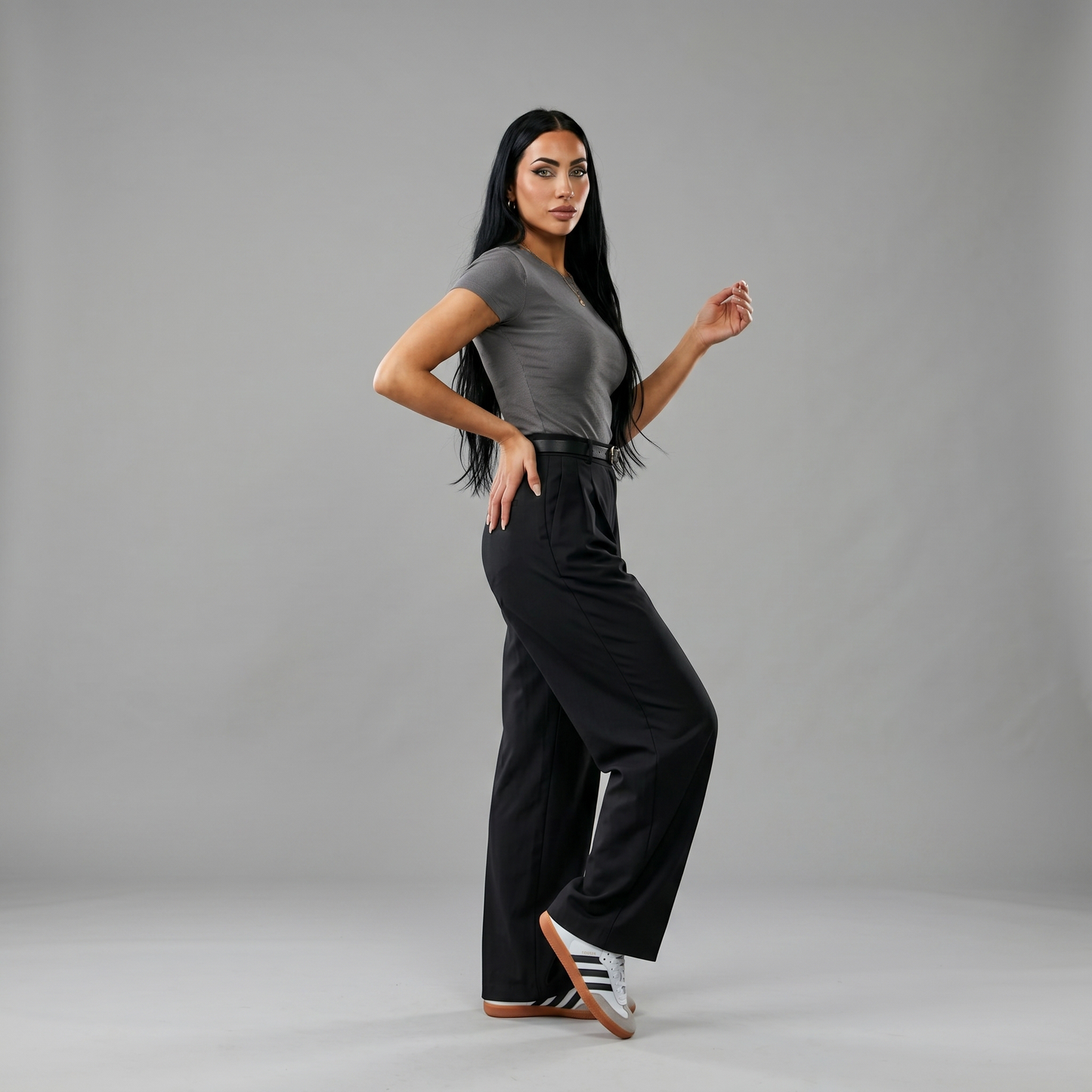 Short Sleeve Round Neck Top