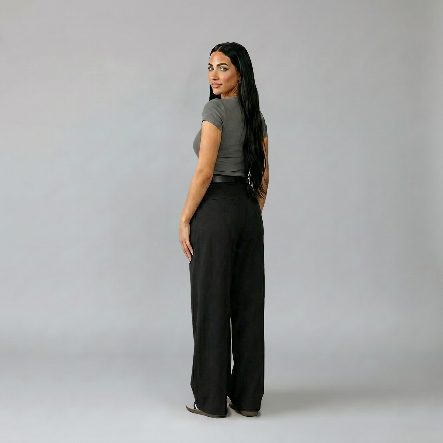 Short Sleeve Round Neck Top