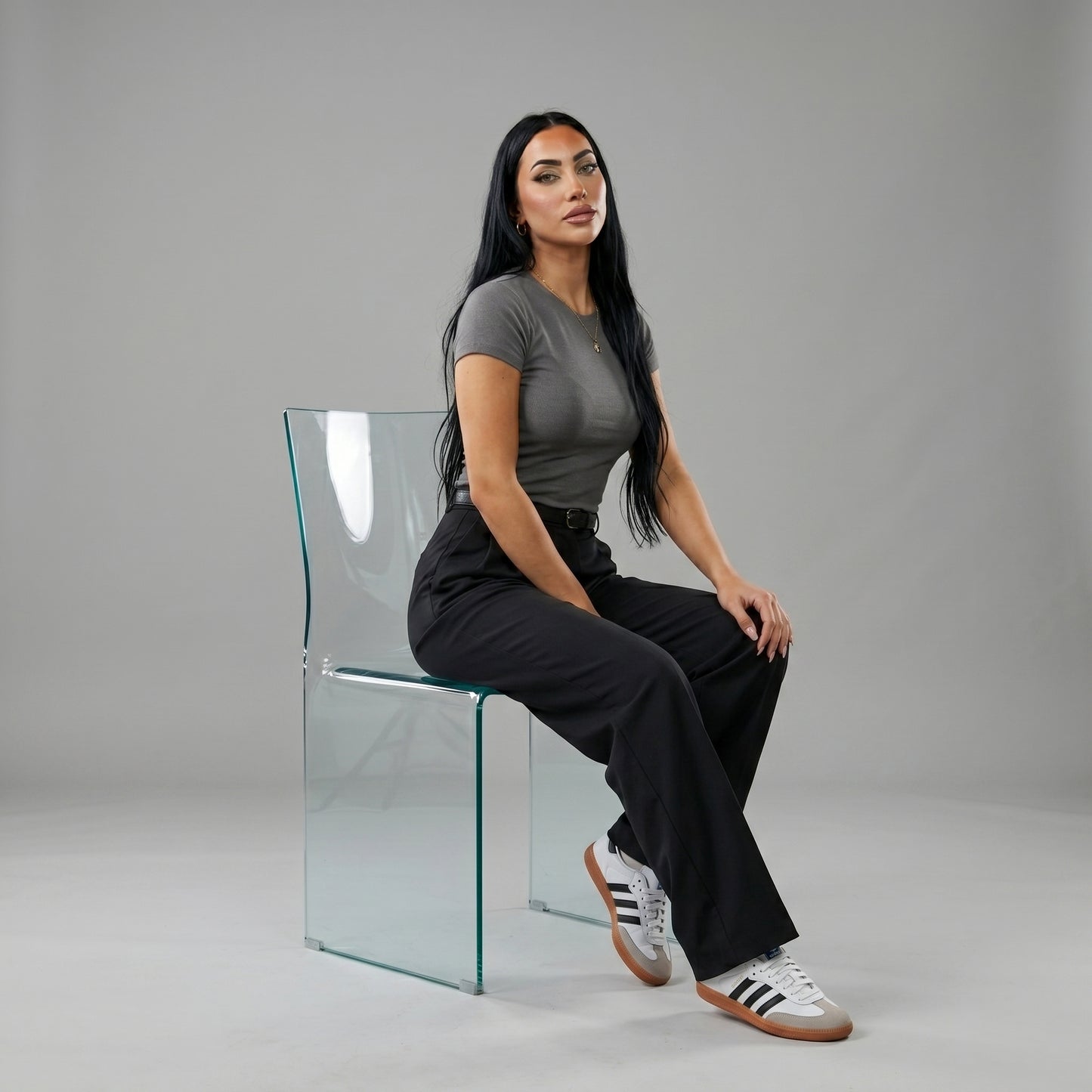 Short Sleeve Round Neck Top